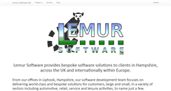 Desktop Screenshot of lemur.co.uk
