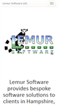Mobile Screenshot of lemur.co.uk