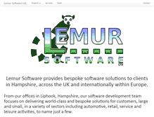 Tablet Screenshot of lemur.co.uk